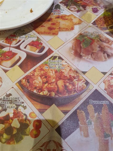 Menu at Buffet 101 restaurant, Pasay, Bldg K.